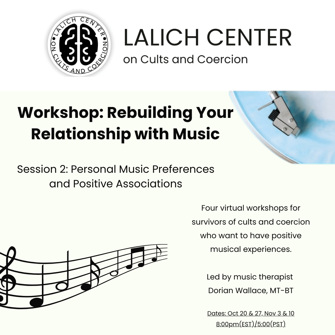 Our Services- Lalich Center on Cults and Coercion with Dr. Janja Lalich