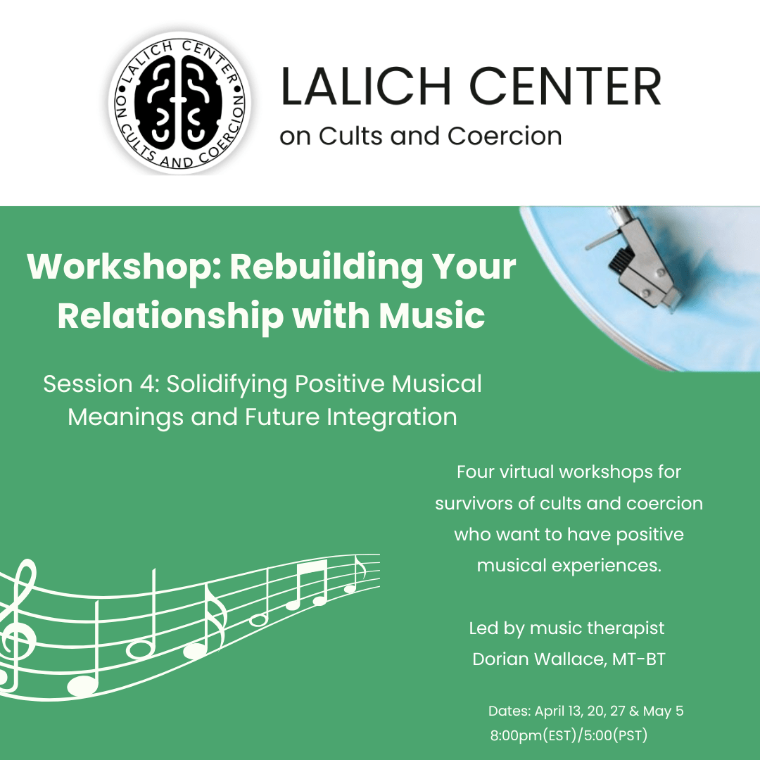 Our Services- Lalich Center on Cults and Coercion with Dr. Janja Lalich